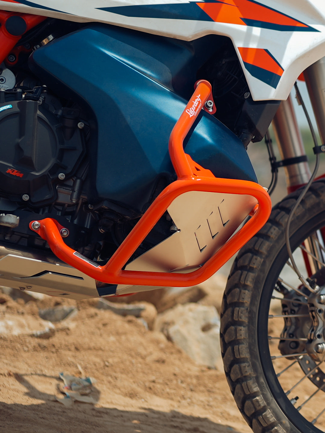 KTM ADV 890 Bellator Lower Crash Guard Orange