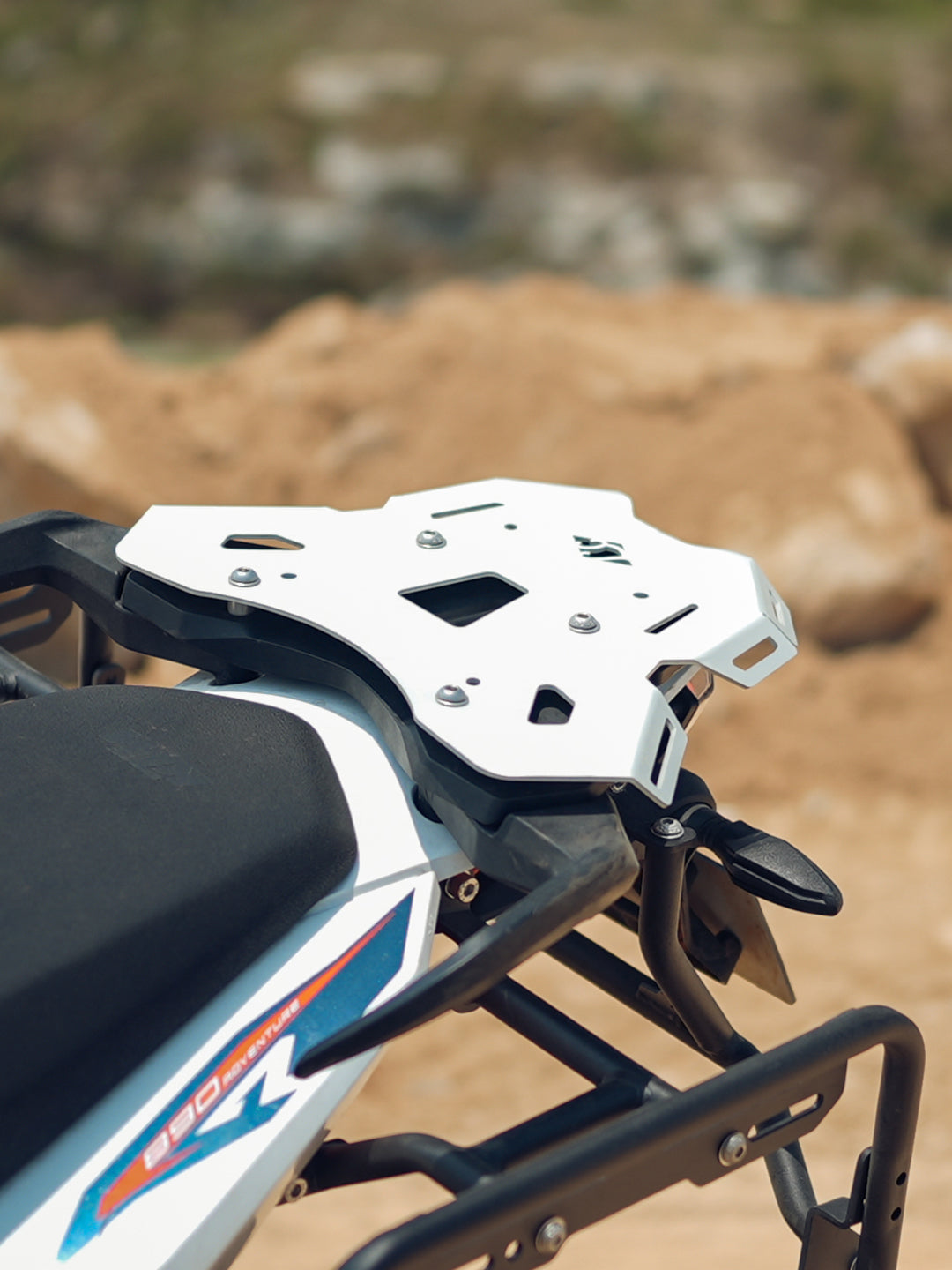 KTM ADV 890 Huckita Carrier Plate Silver