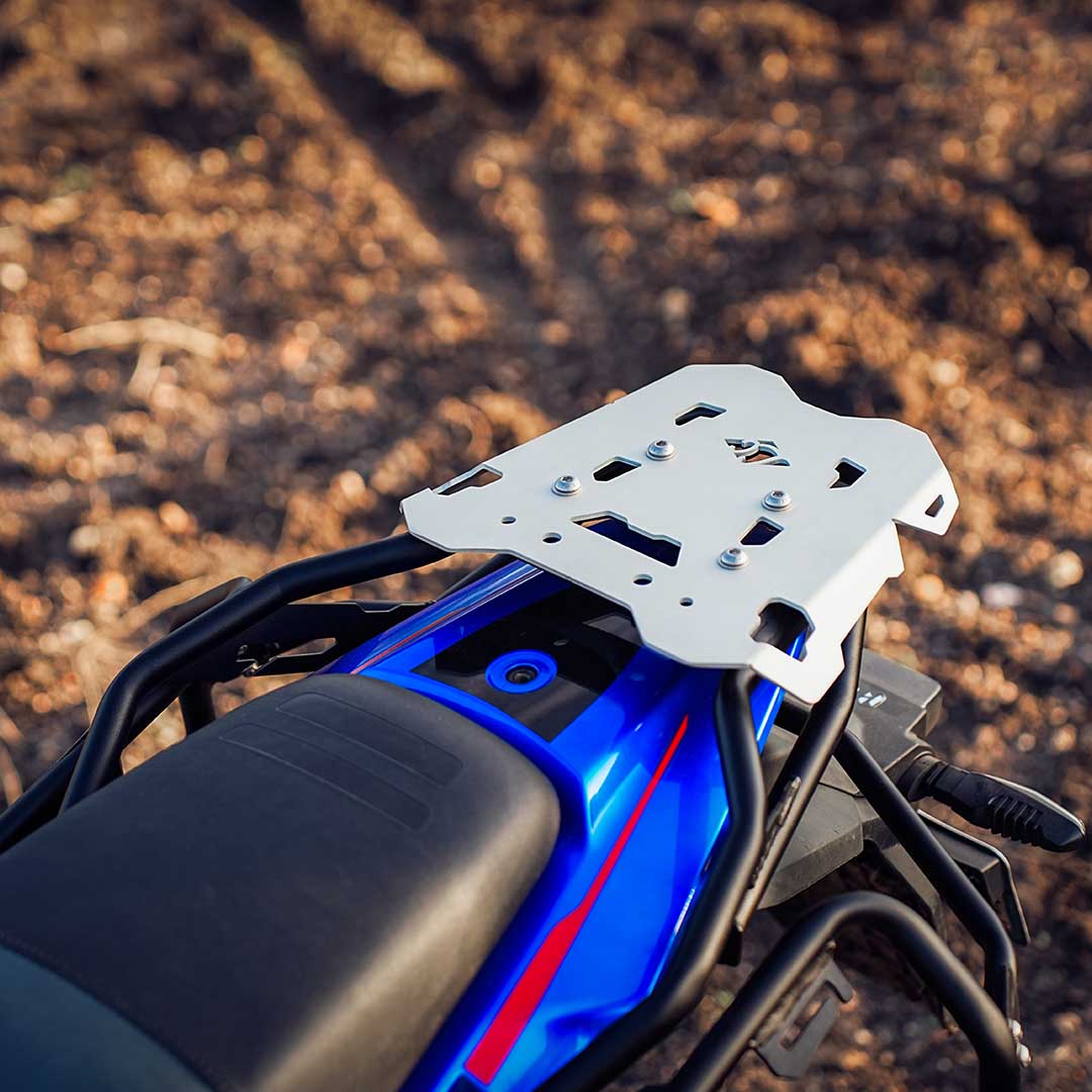 Hero Xpulse 210 Gopher Luggage Carrier Black and Silver