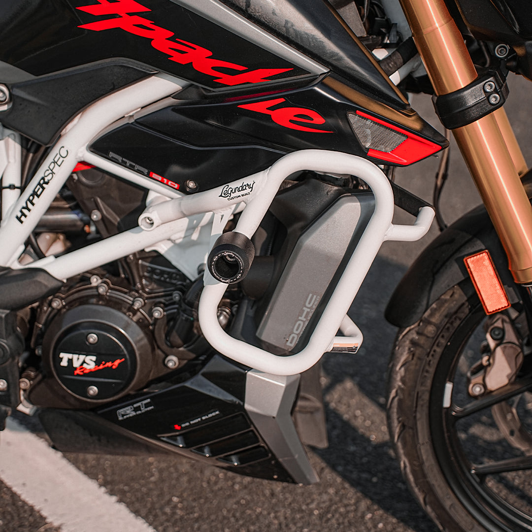 Apache RTR310 Thanos Crash Guard With Slider white