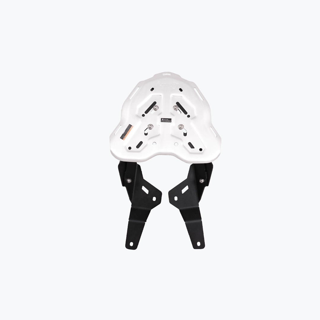 TVS APACHE RTX 300 GENESIS CARRIER SILVER-CLAMP MOUNT FOR GRAB RAIL VARIANTS