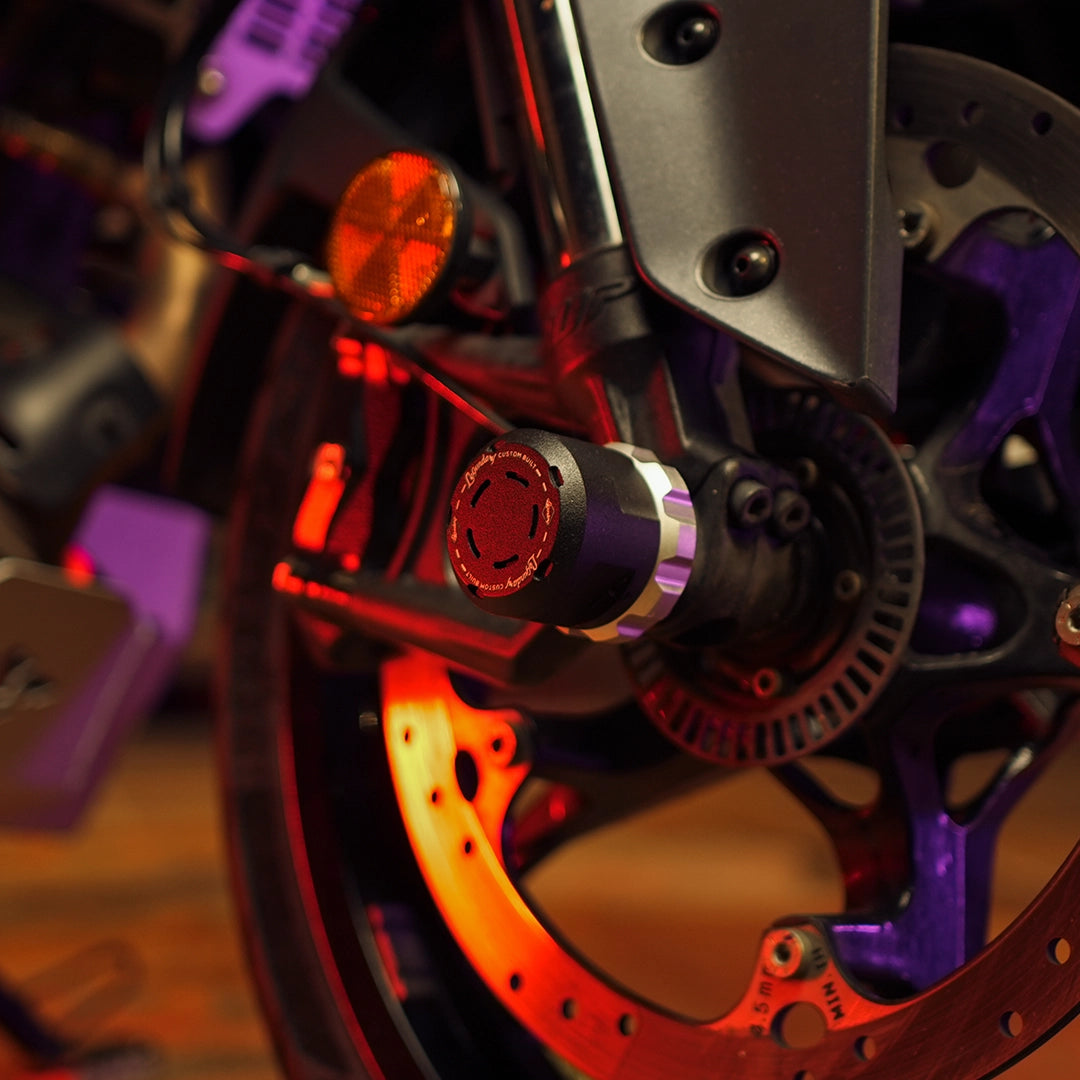 KTM DUKE 390/250 GEN 3 ROTEX WHEEL SLIDER SLV BLK
