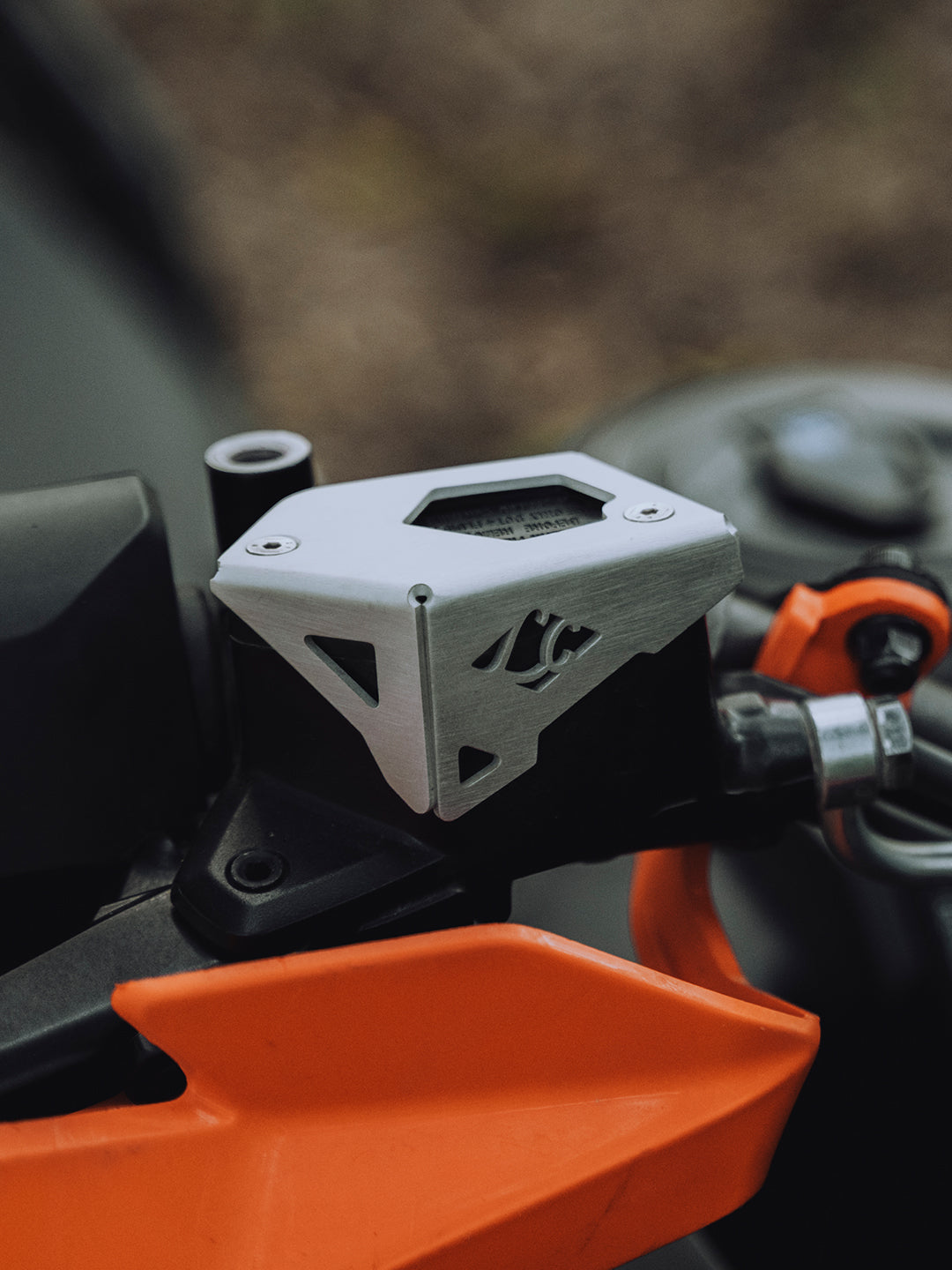 KTM ADV 390 2025 Model Tricorn Front Oil Cap Silver