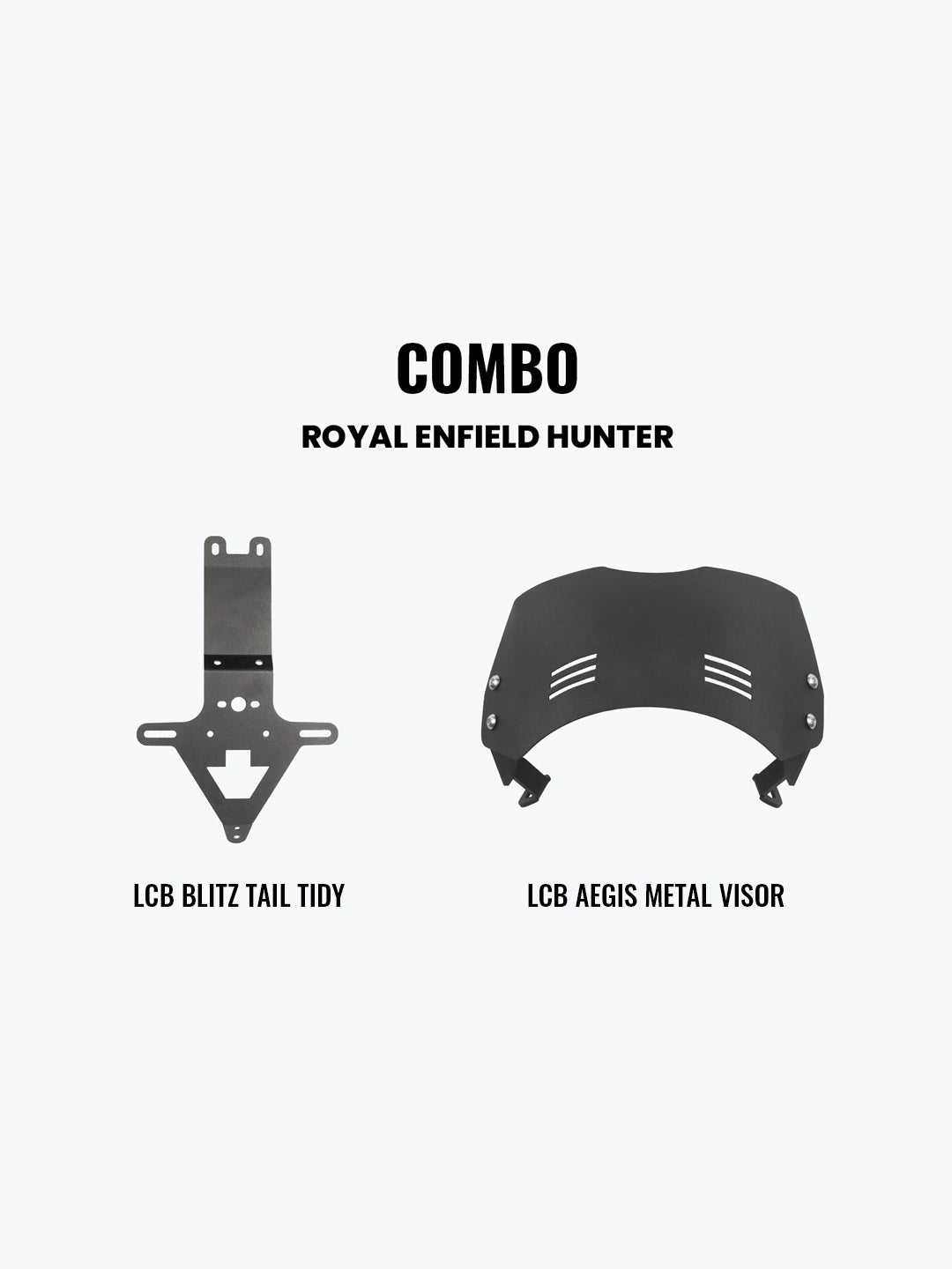 TAIL TIDY & METAL VISOR COMBO FOR HUNTER 350