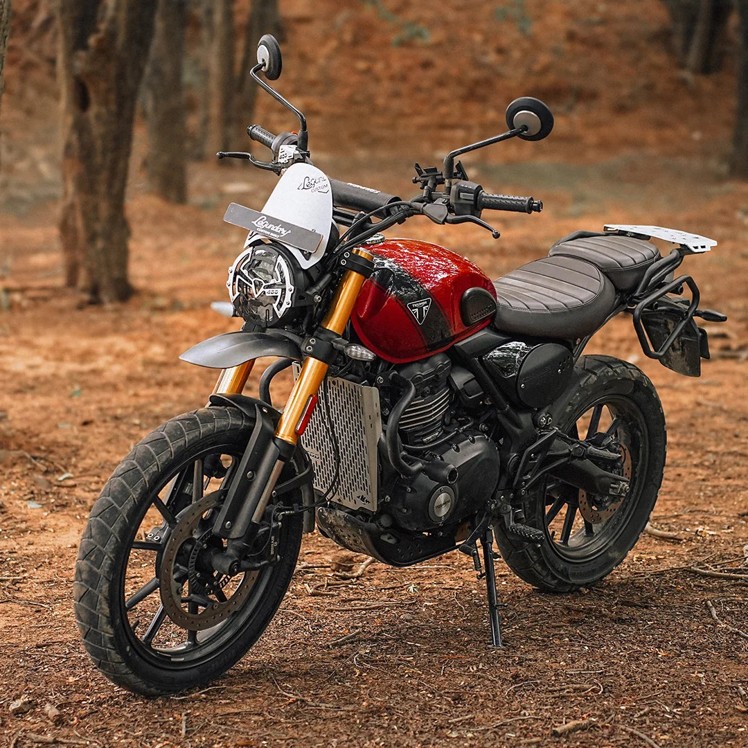 Triumph Scrambler 400 X Hector Crash Guard Black