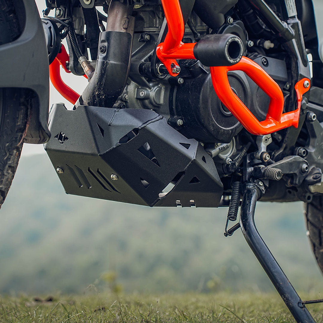 KTM 390 Enduro R Vambrace Bash Plate Black