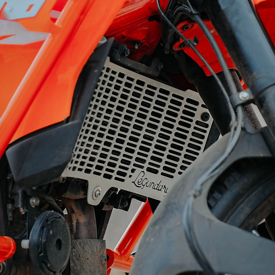 KTM 390 Enduro R Vector Radiator Grill Silver