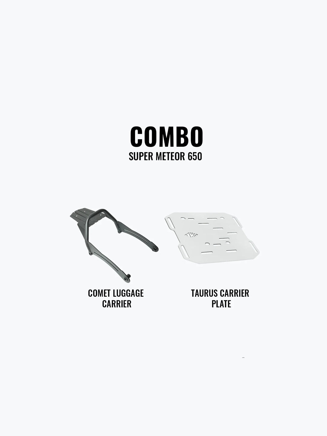 LCB Super Meteor 650 Combo Comet Luggage Carrier & Taurus Carrier Plate