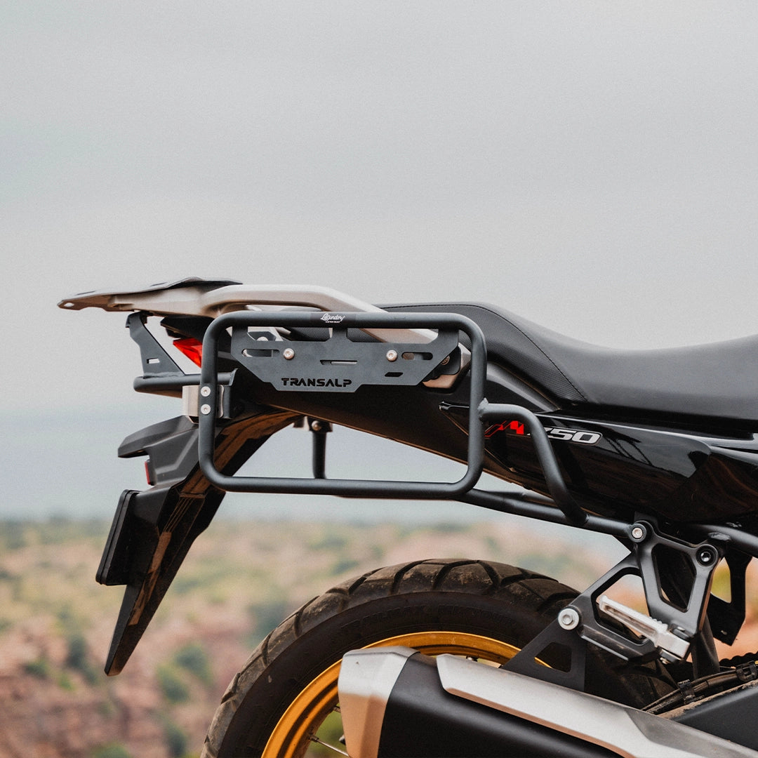 HONDA TRANSALP 750 FORT KNOX SADDLE STAY/SIDE BOX MOUNT SILVER