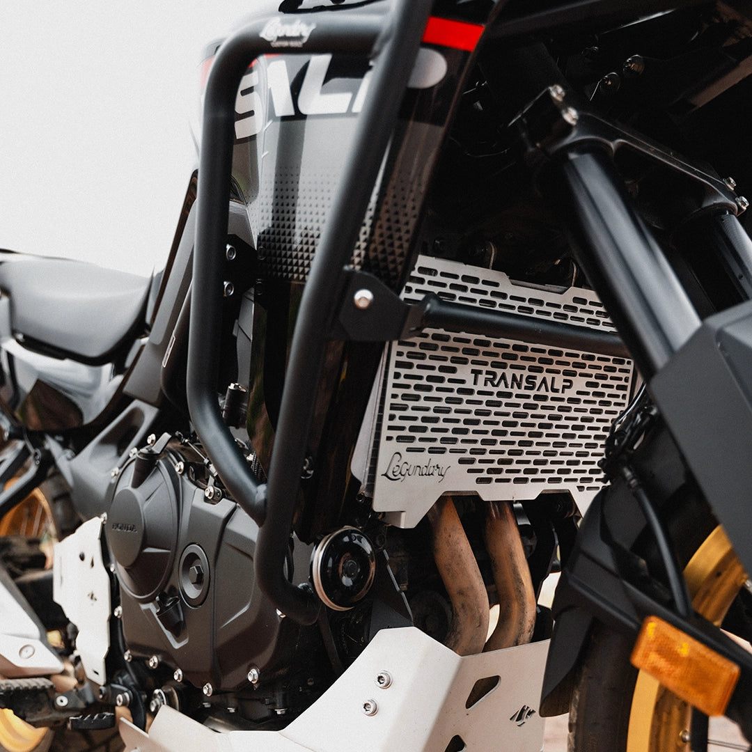 HONDA TRANSALP 750 VECTOR RADIATOR GRILL SILVER