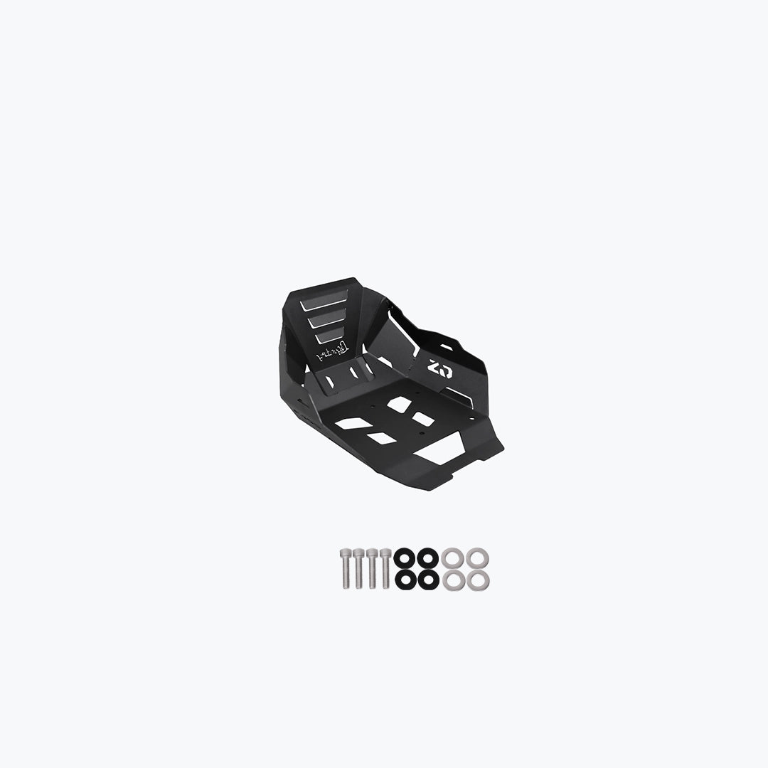 BMW F 450 GS Vambrace Bashplate Black – Protective Engine Bash Plate for Motorcycle
