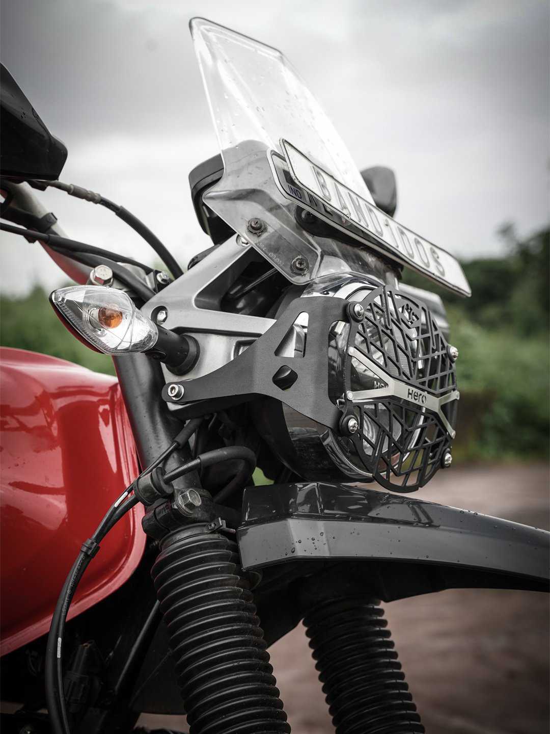 Hero Xpulse Head light Grill